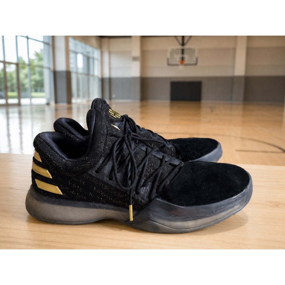 Adidas Harden Vol 1 Imma Be A Star Black Gold BW0545 Mens Size 7 Basketball Shoe